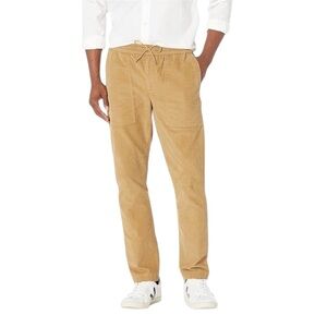 Vince Men's Micro Cord Tan Pull On Pants Sz Medium